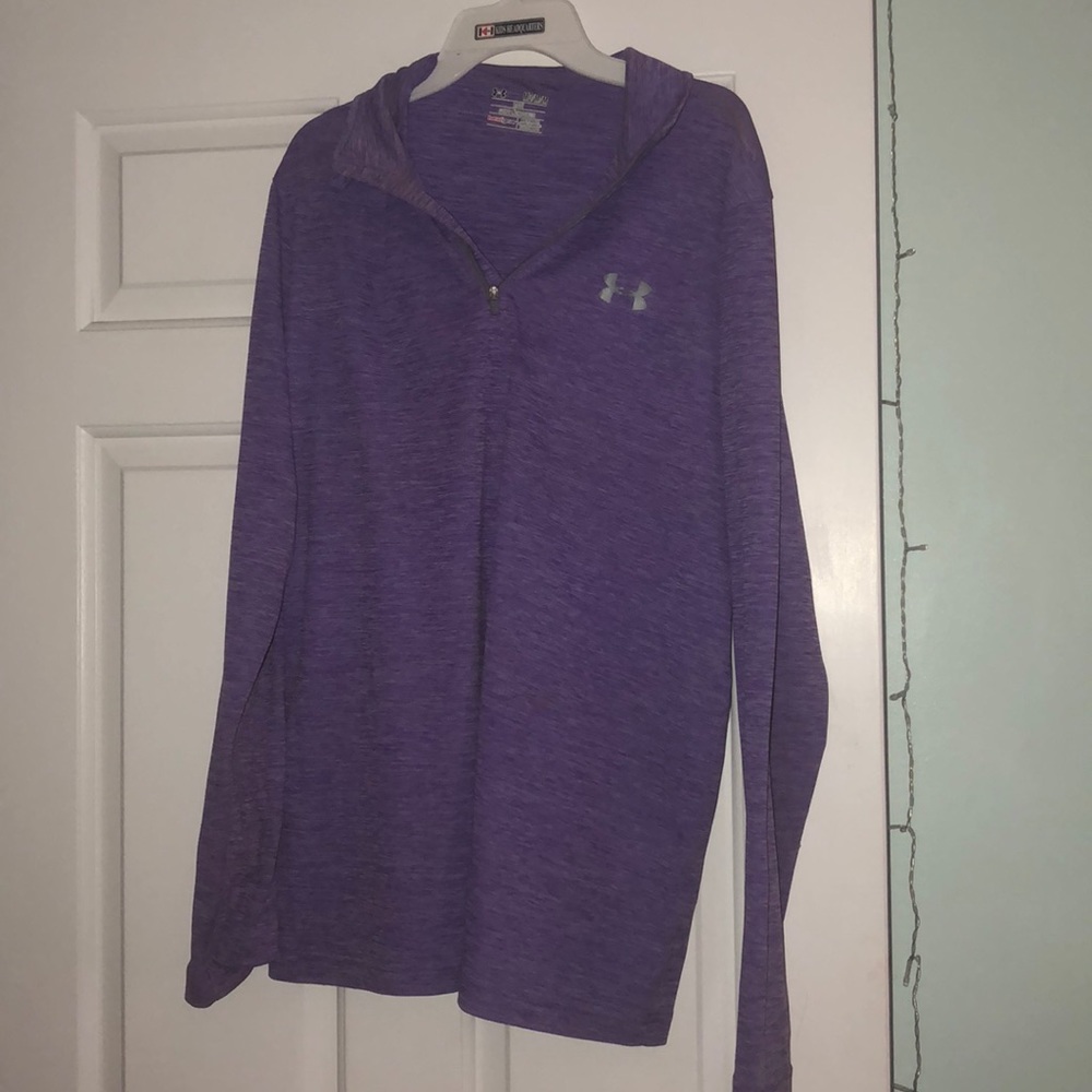 Half zip under armor!